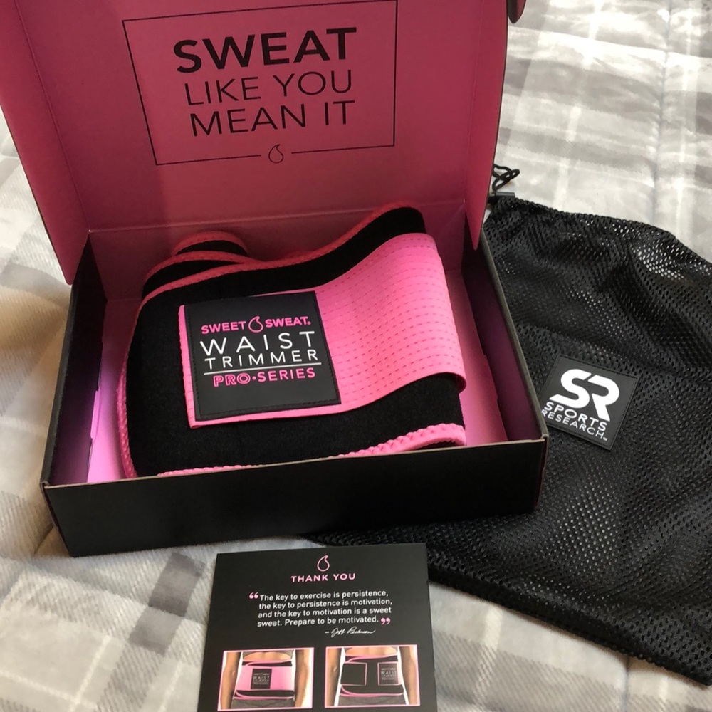 Sports research sweet swear waist trimmer